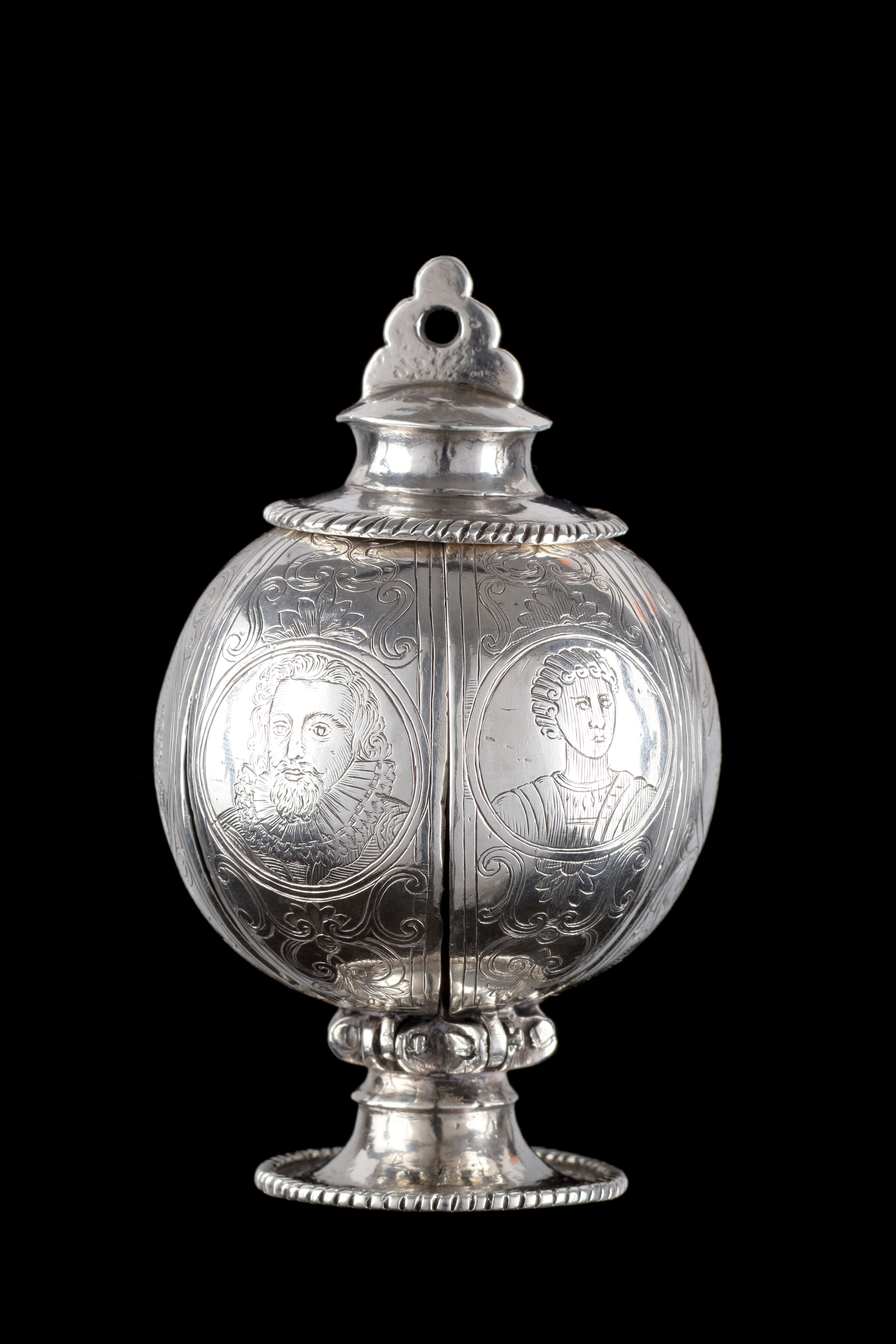 A Rare and Very Fine Elizabethan Silver Pomander
